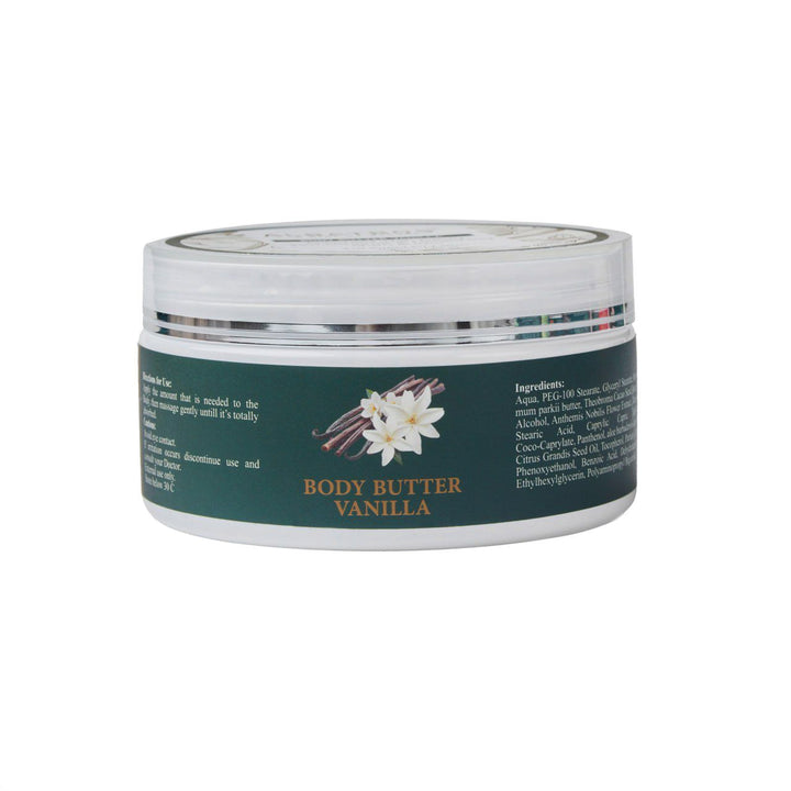 AL BATROS Body Butter Vanilla - 200g | الباتروس زبدة الجسم بالفانيليا - 200غ
