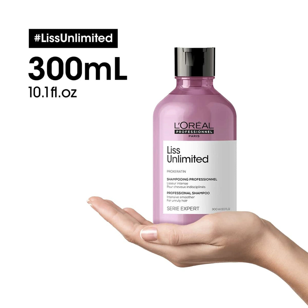 L’Oreal Liss Unlimited Prokeratin Shampoo - 300ml | لوريال شامبو الكيراتين - 300 مل