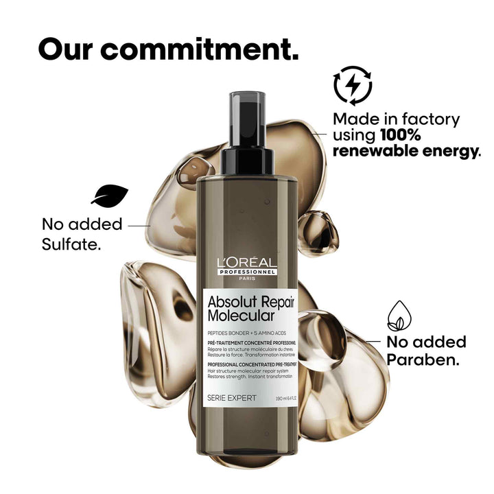 L’Oreal Professionnel Absolut Repair Molecular - 190ml | لوريال بخاخ لعلاج الشعر التالف - 190 مل
