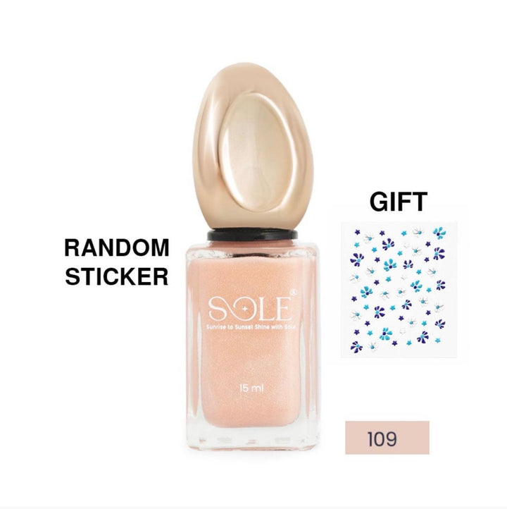 SOLE Nail Polish - 15ml | سول صبغ أظافر شفاف - 15مل