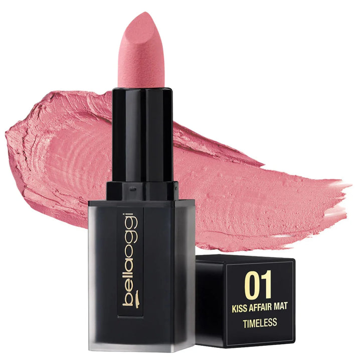 bellaoggi Kiss Affair Matte Lipstick - 3.6ml | بيلا اوجي مات أحمر شفاه مطفي – 3.6 مل