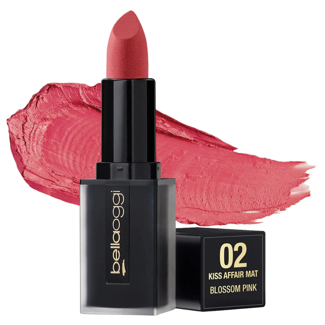 bellaoggi Kiss Affair Matte Lipstick - 3.6ml | بيلا اوجي مات أحمر شفاه مطفي – 3.6 مل