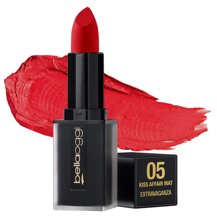 bellaoggi Kiss Affair Matte Lipstick - 3.6ml | بيلا اوجي مات أحمر شفاه مطفي – 3.6 مل
