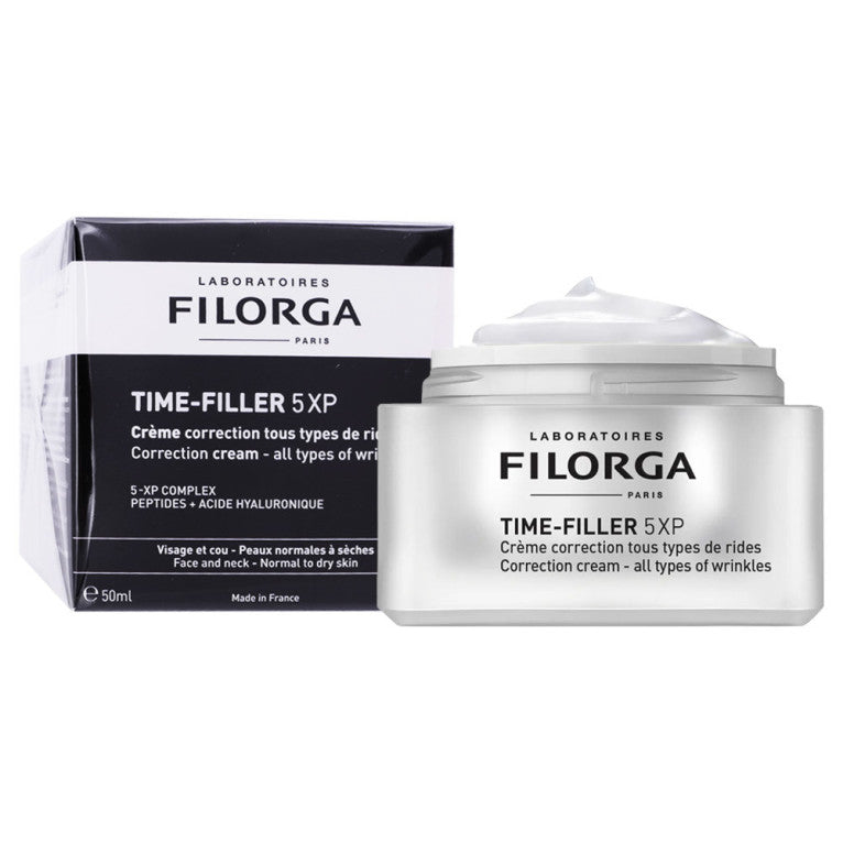 Filorga Time-Filler 5XP Anti-wrinkle face cream 5XP - 50ml |  فيلورغا كريم تصحيح التجاعيد تايم فيلر 5 إكس بي من  50 مل - 50مل