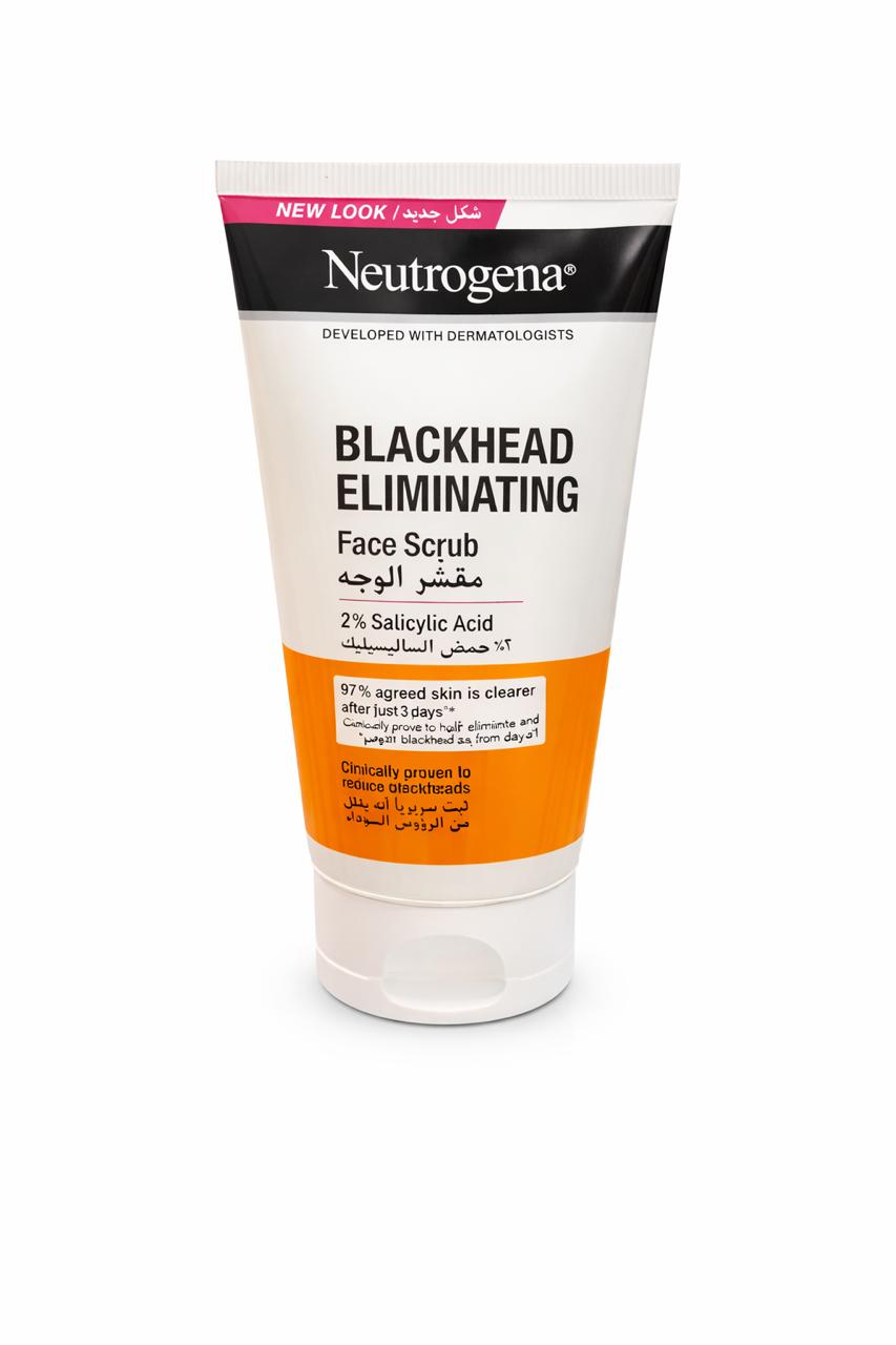 Neutrogena - Blackhead Eliminating Facial Scrub - 150ml | نيتروجينا مقشر الوجه لإزالة الرؤوس السوداء - 150مل