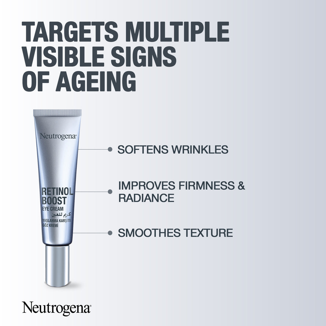 Neutrogena - Retinol Boost Eye Cream - 15ml | نيتروجينا كريم عيون ريتينول  - 15مل
