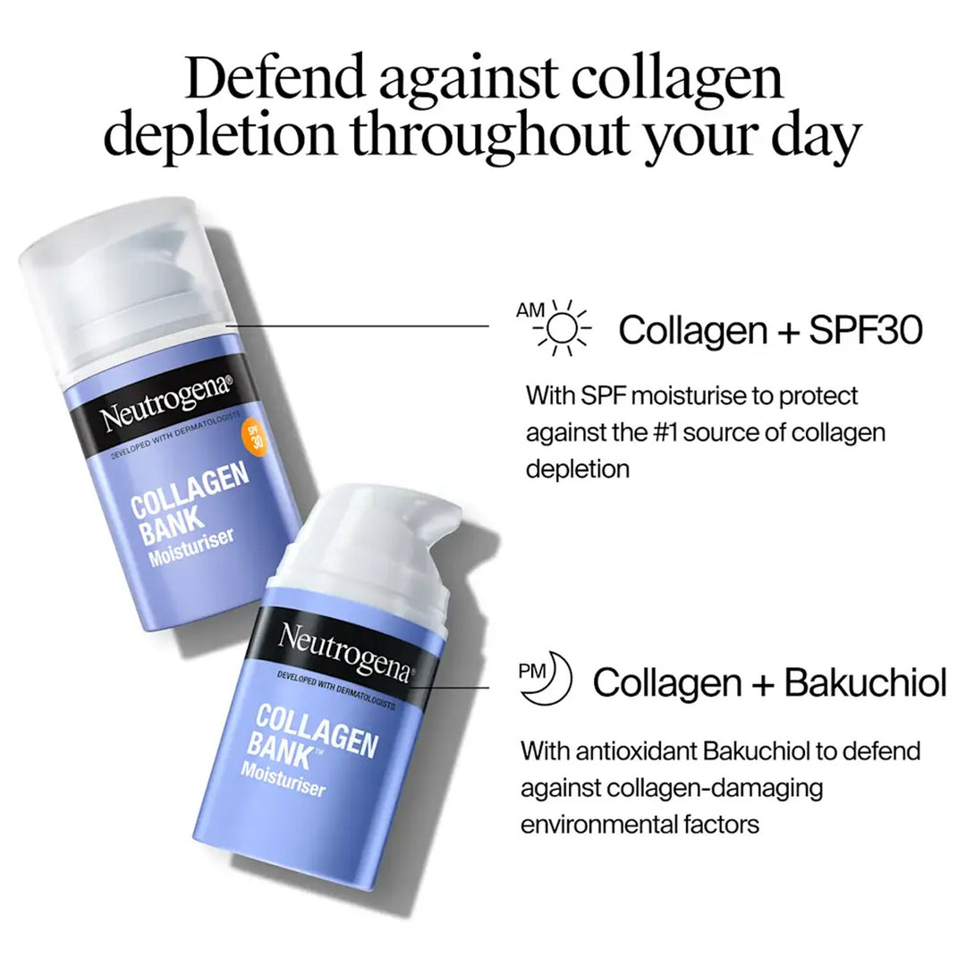 Neutrogena Collagen Bank Moisturizer With SPF 30 - 50ml | نيتروجينا كولاجين مرطب مع واقي شمس SPF 30 - 50 مل