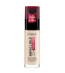 L’Oreal Infaillible 32H Fresh Wear Foundation - 30ML | لوريال كريم أساس ضد الماء لمدة 32 ساعة - 30 مل