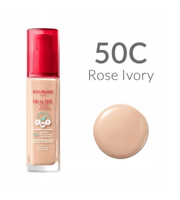 BOURJOIS Healthy mix Foundation - 30ml | بورجوا كريم أساس مرطب - 30 مل