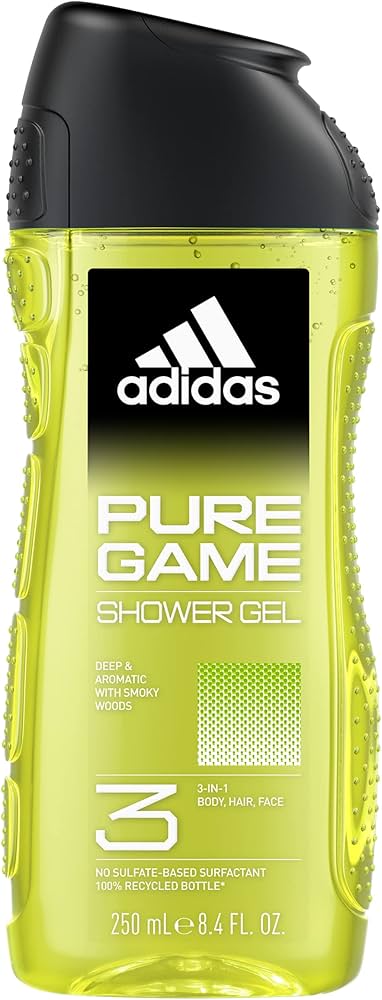 adidas Pure Game Shower Gel - 250ml | اديداس جل استحمام للرجال - 250 مل