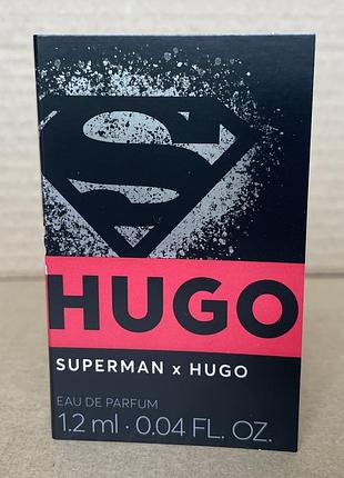 HUGO BOSS Sample hugo x superman edp - 1,2ml  | هيوكو بوس عينة عطر إكس سوبرمان للرجال - 1,2 مل