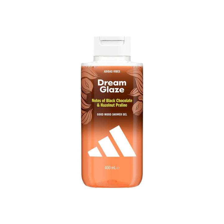 Adidas Vibes Dream Glaze Shower Gel - 250ml | أديداس جل استحمام دريم غليز بنكهة الشوكولاتة السوداء والبندق - 250مل