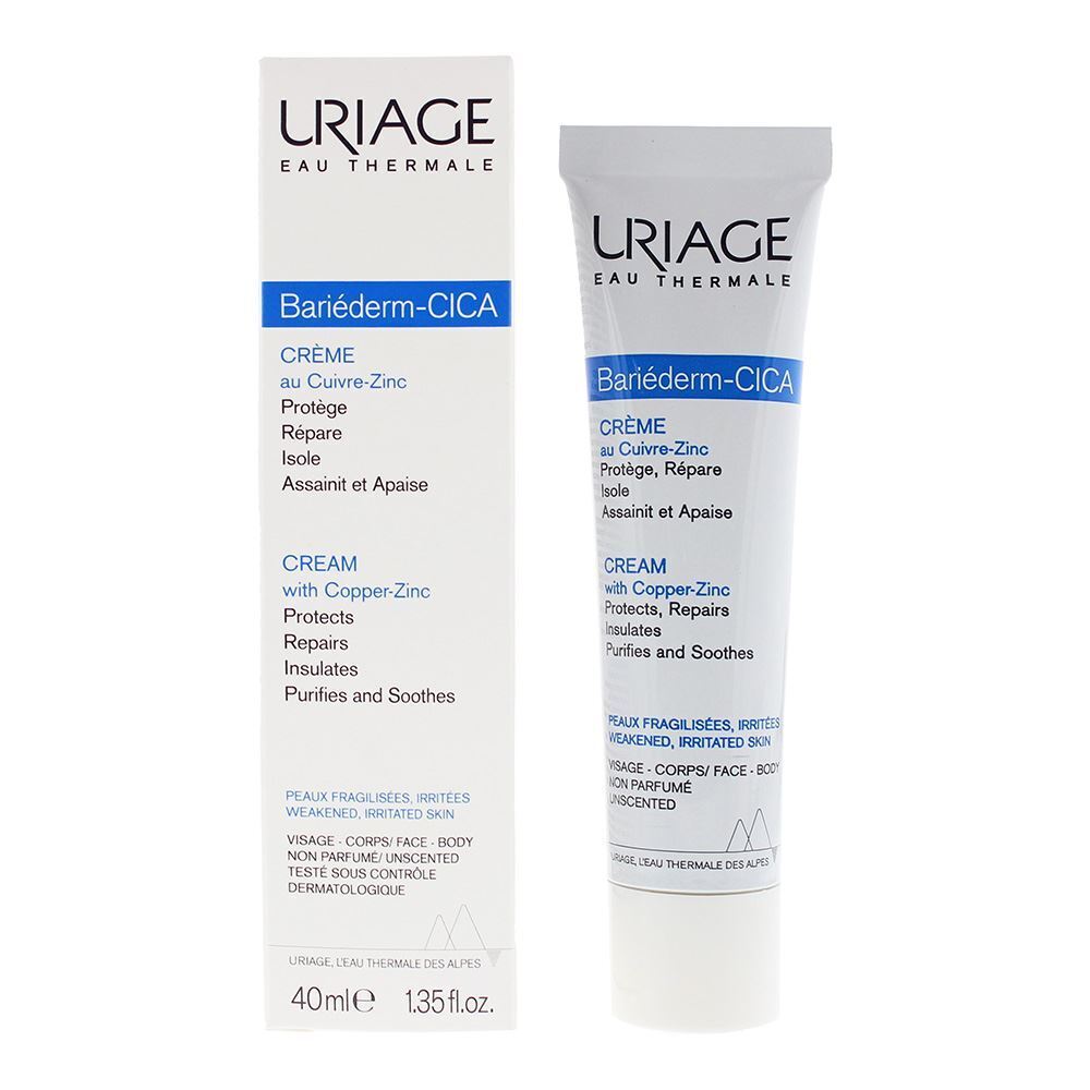 Uriage Bariederm Repairing Cica-Cream - 40ml | يورياج باريديرم كريم إصلاح البشرة - 40 مل