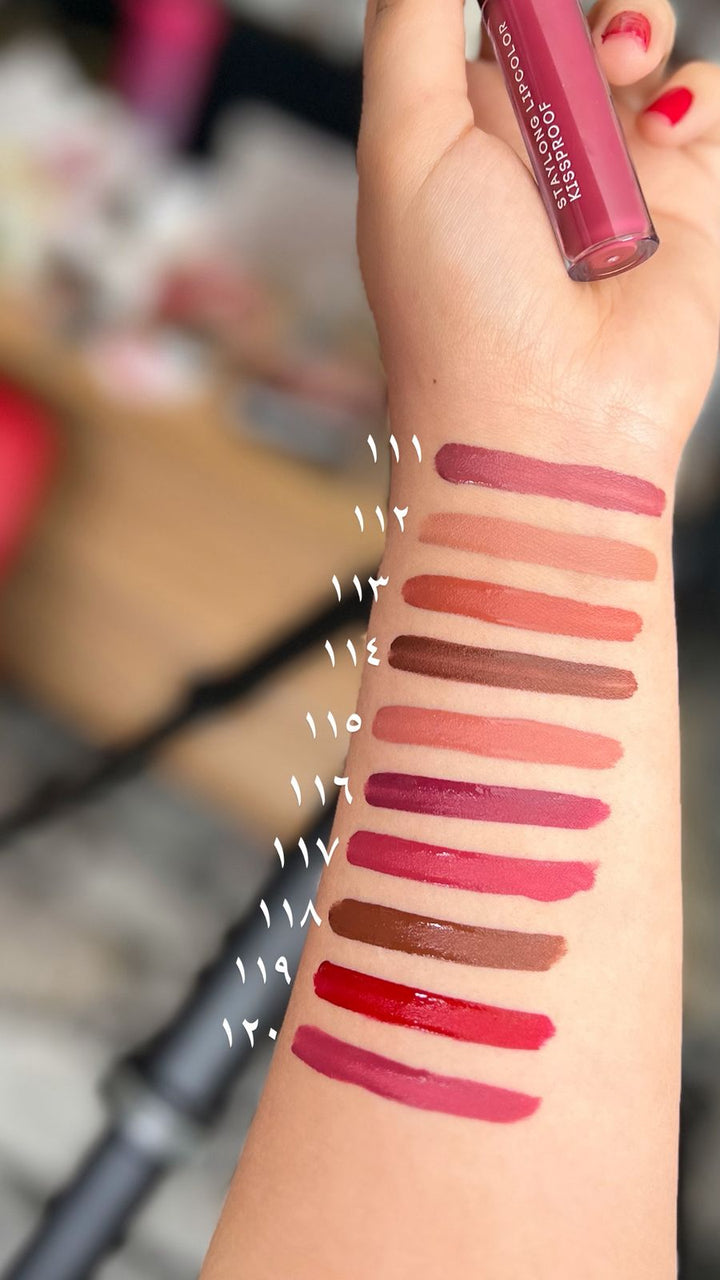 Pierre Cardin Staylong Lipcolor-Kissproof - 5ml | بيير كاردان أحمر شفاه سائل مات  - 5مل