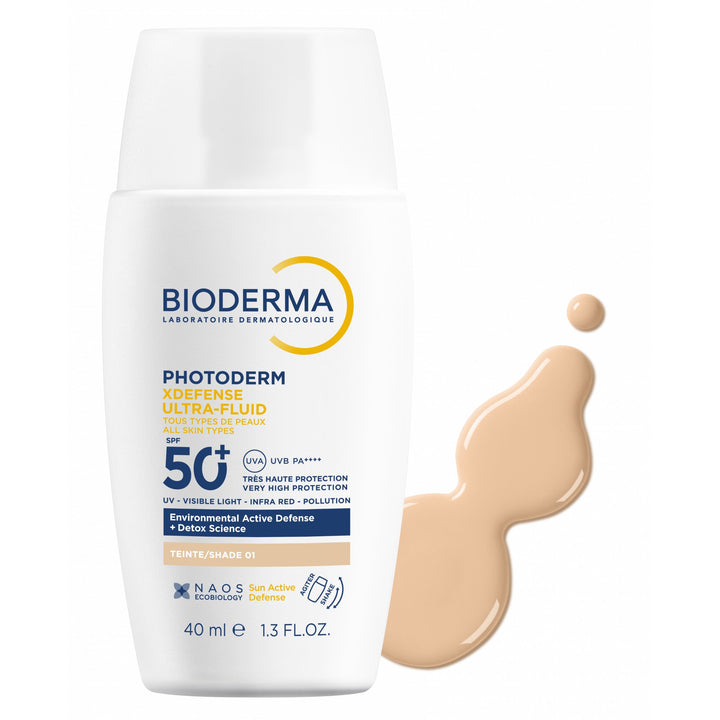 BIODERMA Photoderm XDefense Ultra-Fluid - 40ml | بيوديرما كريم واقي شمسي خفيف مع لون - 40 مل