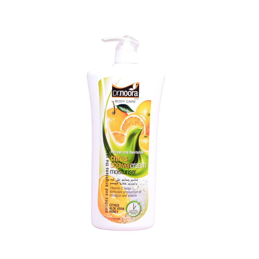 Dr.Noora Refresh And Revitalise Citus Shower Cream - 1100ml |  د .نورا جل الاستحمام بالحمضيات - 1100 مل