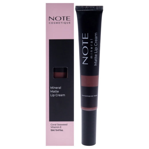Note Mineral Matte Lip cream - 12ml | نوت أحمر شفاه مات - 12 مل