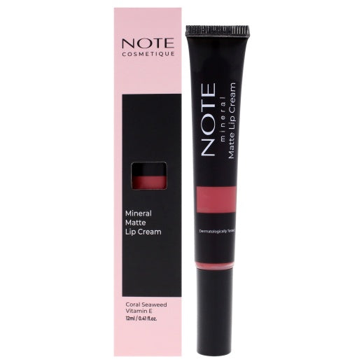 Note Mineral Matte Lip cream - 12ml | نوت أحمر شفاه مات - 12 مل