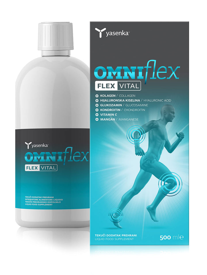 yasenka Omniflex Flex Vital Liquid Food Supplement - 500ml | ياسينكا شراب أومني فليكس فيتال - 500مل