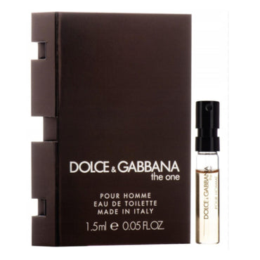 DOLCE & GABBANA Sample The One  - 1.5ml / عينة عطر دولتشي آند غابانا ذا وان اودي تواليت للرجال - 1,5 مل