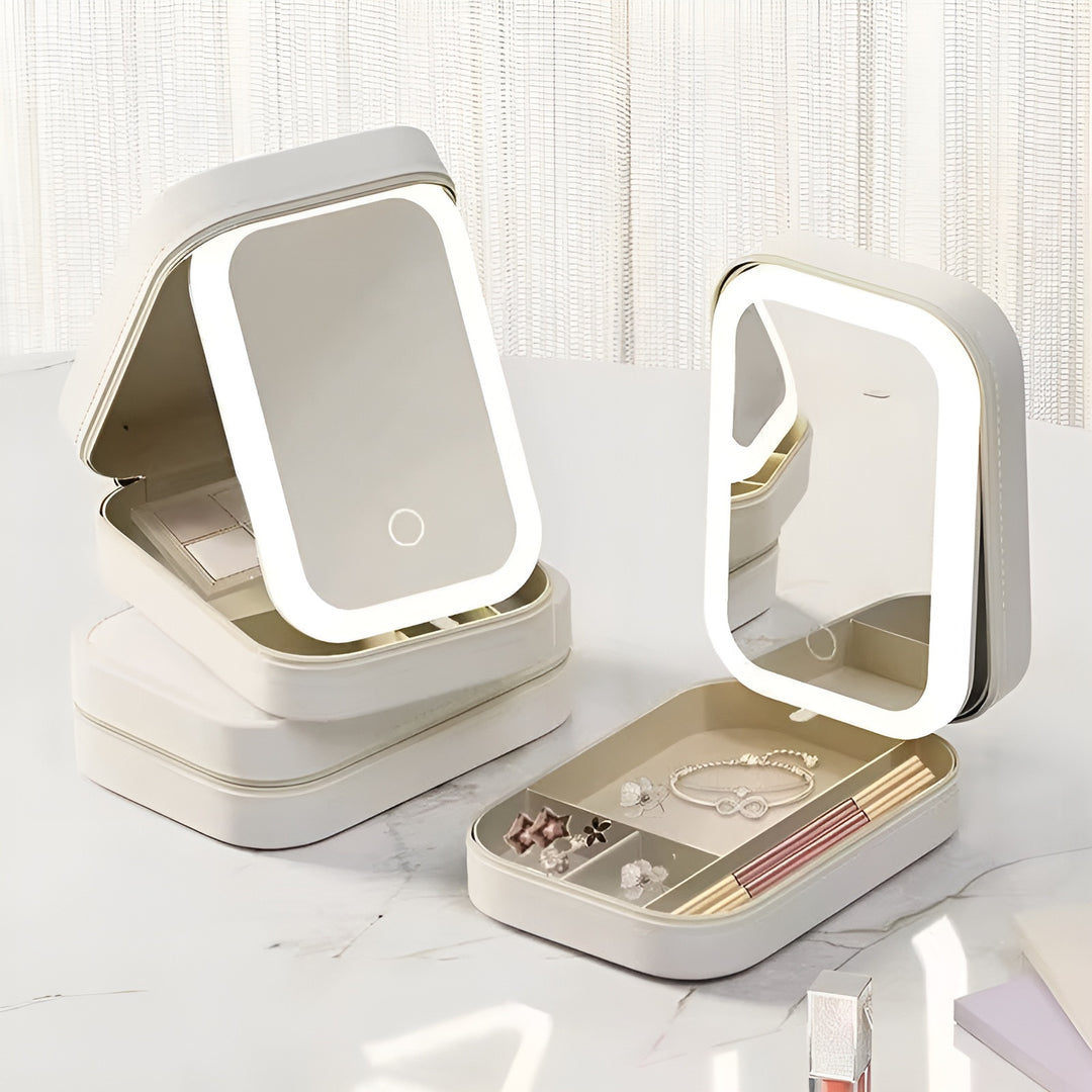 Tools & Cases Ledlighted | صندوق مجوهرات مع مرآة مضيئة