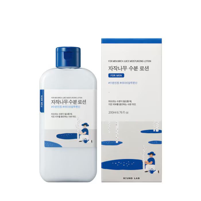 Round Lab For Men Birch Juice Moisturizing Lotion - 200ml | راوند لاب لوشن مرطب لرجال عصارة البتولا - 200مل