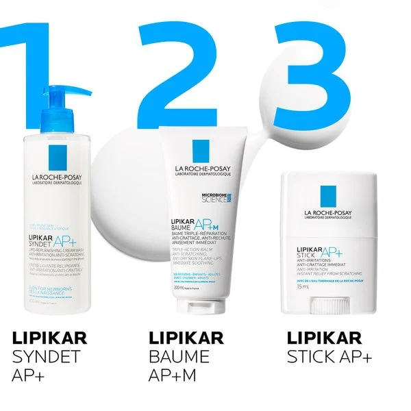 LA ROCHE-POSAY Lipikar Syndet AP+ Anti Irritation Anti Grattage - 200ml | لاروش بوزيه غسول للبشرة الحساسه و الجافه