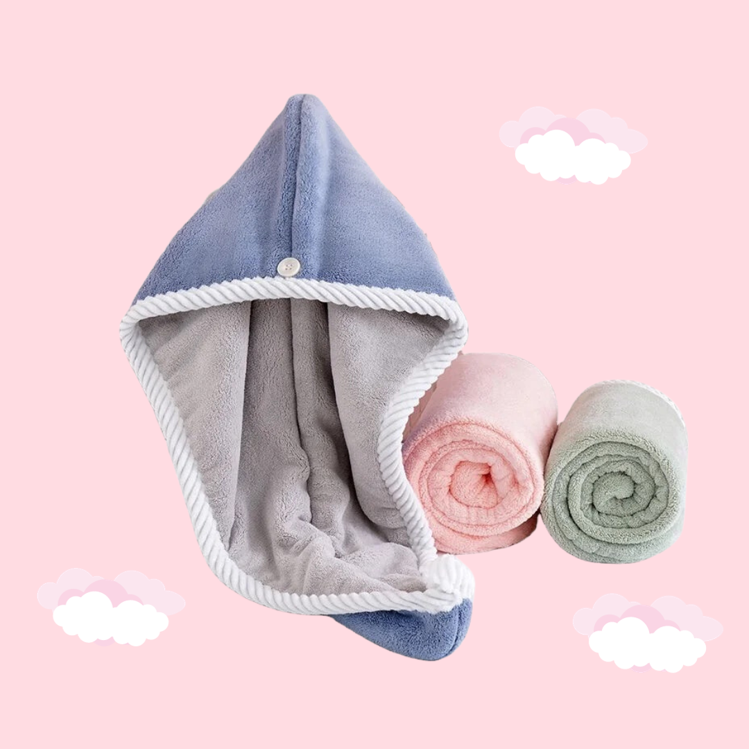 Mura Microfiber Hair Towel | مورا منشفة مايكروفايبر