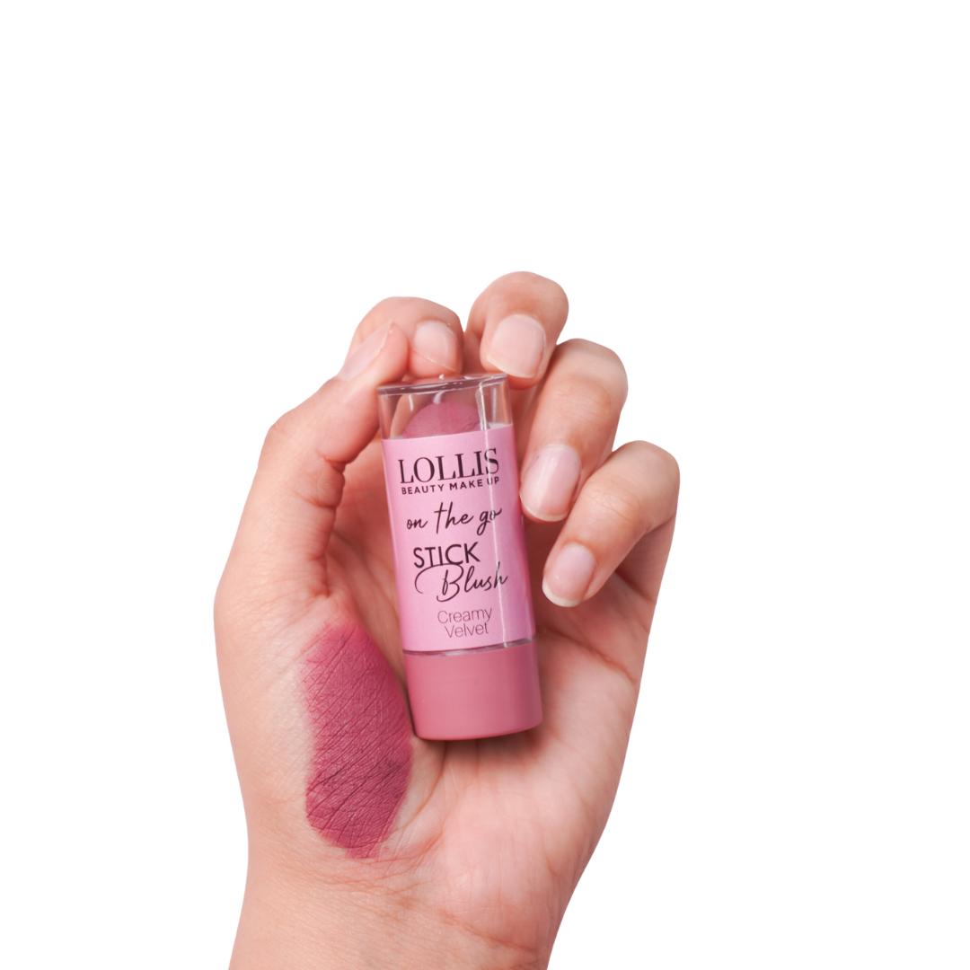 LOLLIS Beauty Stick Blush Creamy Velvet - 6.5g | لوليس بلاش ستيك كريمي فيلفيت - 6.5 غ