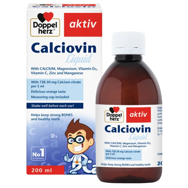 Doppel herz Aktiv Calciovin Liquid - 200ml - 200ml | دوبل هيرز  أكتيف كالسي فين سائل - 200مل