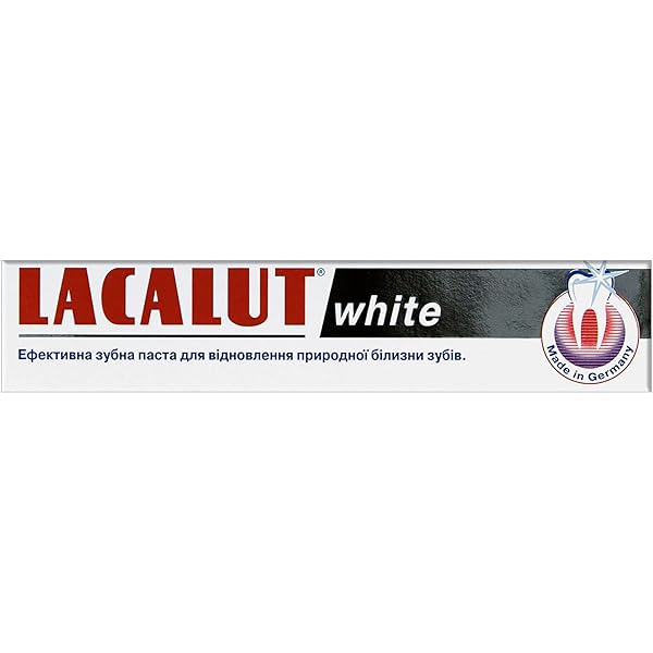 Lacalut White Toothpaste - 75ml | لاكالوت معجون أسنان مبيض - 75 مل