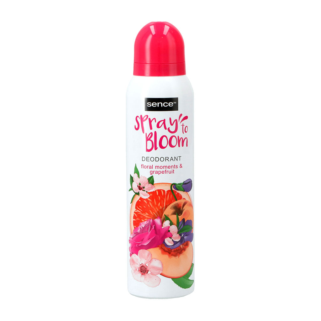 Sence Beauty Body-X Deodorant Women Spray To Bloom - 150ml | سينس بيوتي سبراي مزيل تعرق للنساء - 150 مل