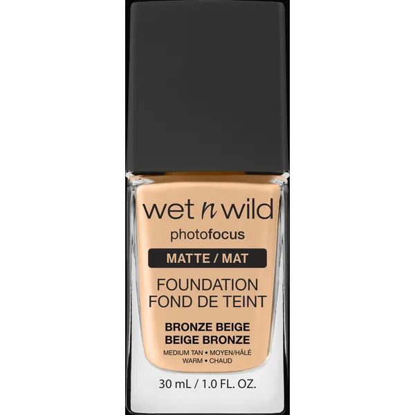 wet n wild PHOTO FOCUS MATTE FOUNDATION - 30ml | ويت ان وايلد كريم أساس مات - 30 مل