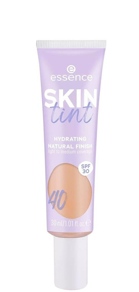 Essence Skin Tint Hydrating Natural Finish - 30ml | ايسنس كريم أساس خفيف مع حماية من الشمس - 30 مل