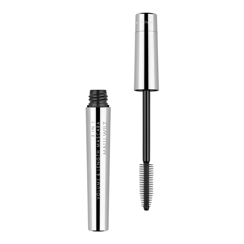Malu Wilz 2in1 Volume & Length Mascara - 8ml | مالو ويلز ماسكارا  2 في 1 لتكثيف وإطالة الرموش – 8 مل