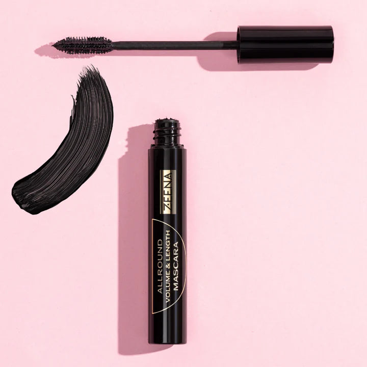 Zeena allround volume & length Mascara - Black - 8ml | زينا ماسكارا  لتكثيف وتطويل الرموش - أسود - 8 مل