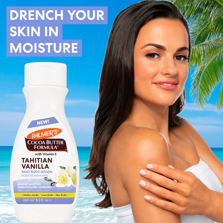 Palmer's Cocoa Butter Formula Tahitian Vanilla Body Lotion - 250ml | بالمرز لوشن للجسم بزبدة الكاكاو والفانيلا - 250 مل