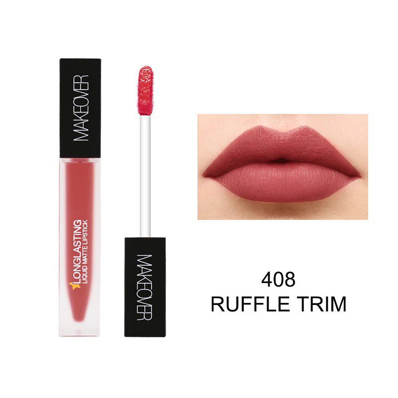 Makeover Longlasting Liquid Matte Lipstick - 6ml | ميك أوفر أحمر شفاه مات طويل الأمد - 6مل