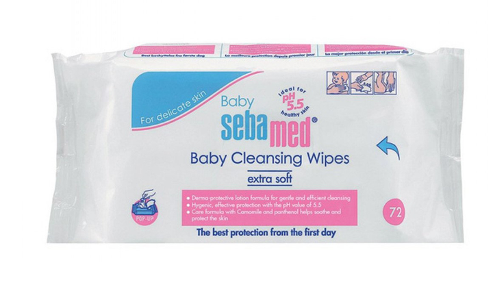 Sebamed Baby Wipe Extra Soft -72pcs | سيباميد مناديل للأطفال - 72 قطعة