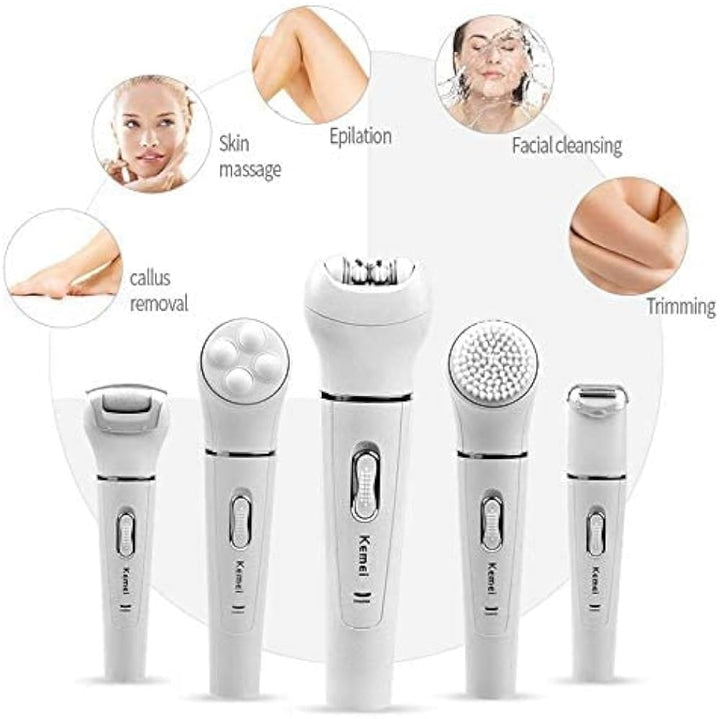 KEMEI 5 In 1 Beauty Tools Kit | كيمي مجموعة أدوات تجميل 5 في 1 #2