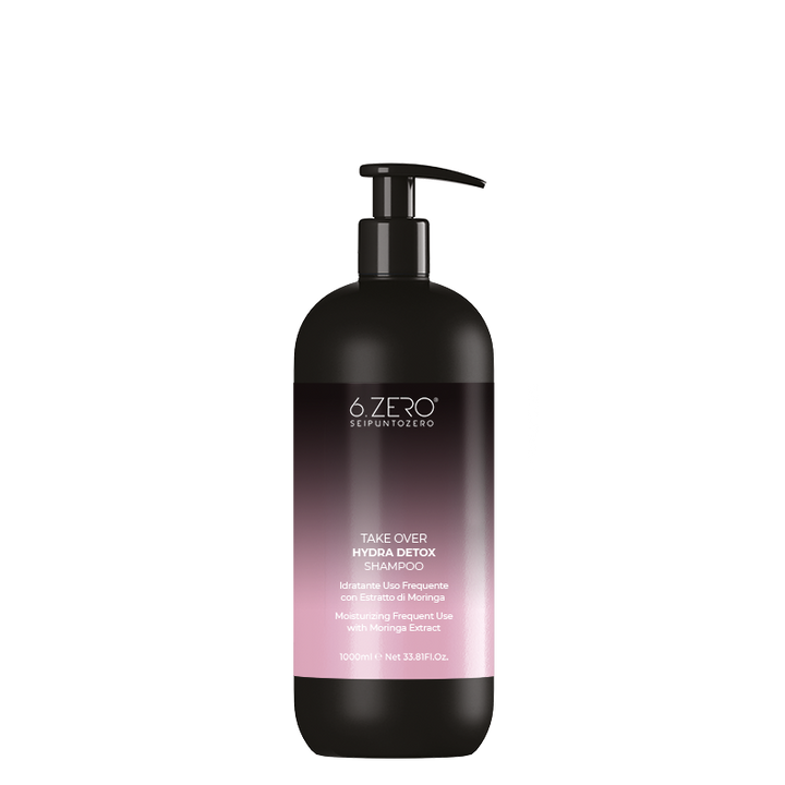 6. Zero TAKE OVER – HYDRA DETOX Shampoo - 1000ml | 6.زيرو شامبو الترطيب للاستخدام اليومي - 1000 مل