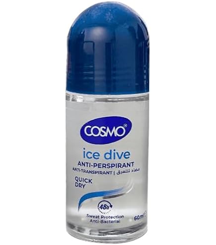 COSMO Quick Dry Anti-Perspirant Anti-Transpirant 48h - 60ml | كوزمو مزيل تعرق رول اون 48 ساعة سريع الجفاف - 60 مل