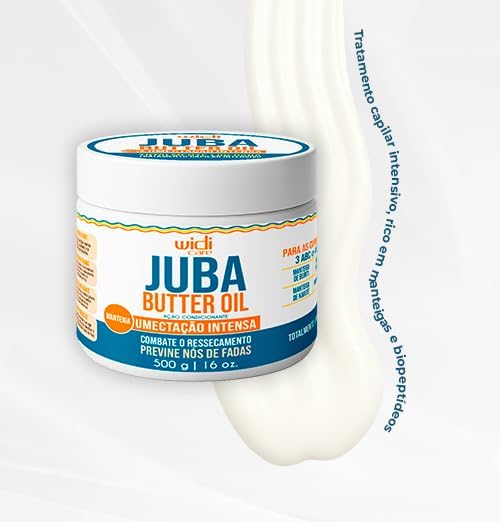 Widi Care Juba Butter Oil Umectação Intensa - 300g | ويدي كير كريم ترطيب عميق للشعر بزيت الجوجوبا - 300غ