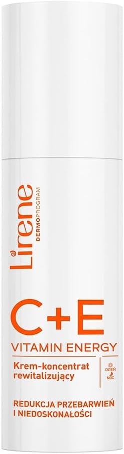 Lirene C + E Revitalizing Face Cream Concentrate - 40ml | ليرين كريم مركز و منشط للبشرة بالفيتامينات سي و اي - 40 مل