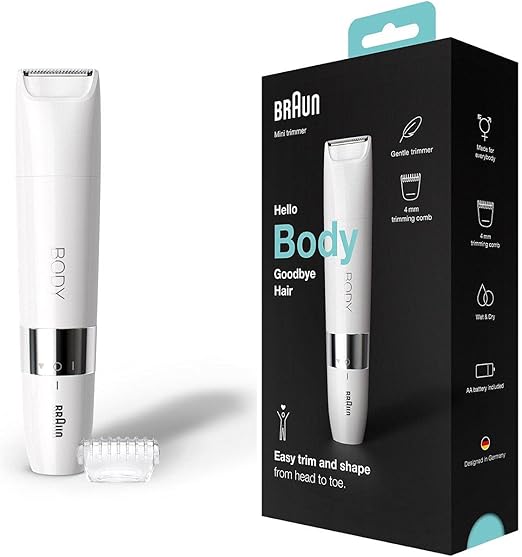 BRAUN Hello Body Goodbye Hair | براون ماكينة قص شعر صغيرة