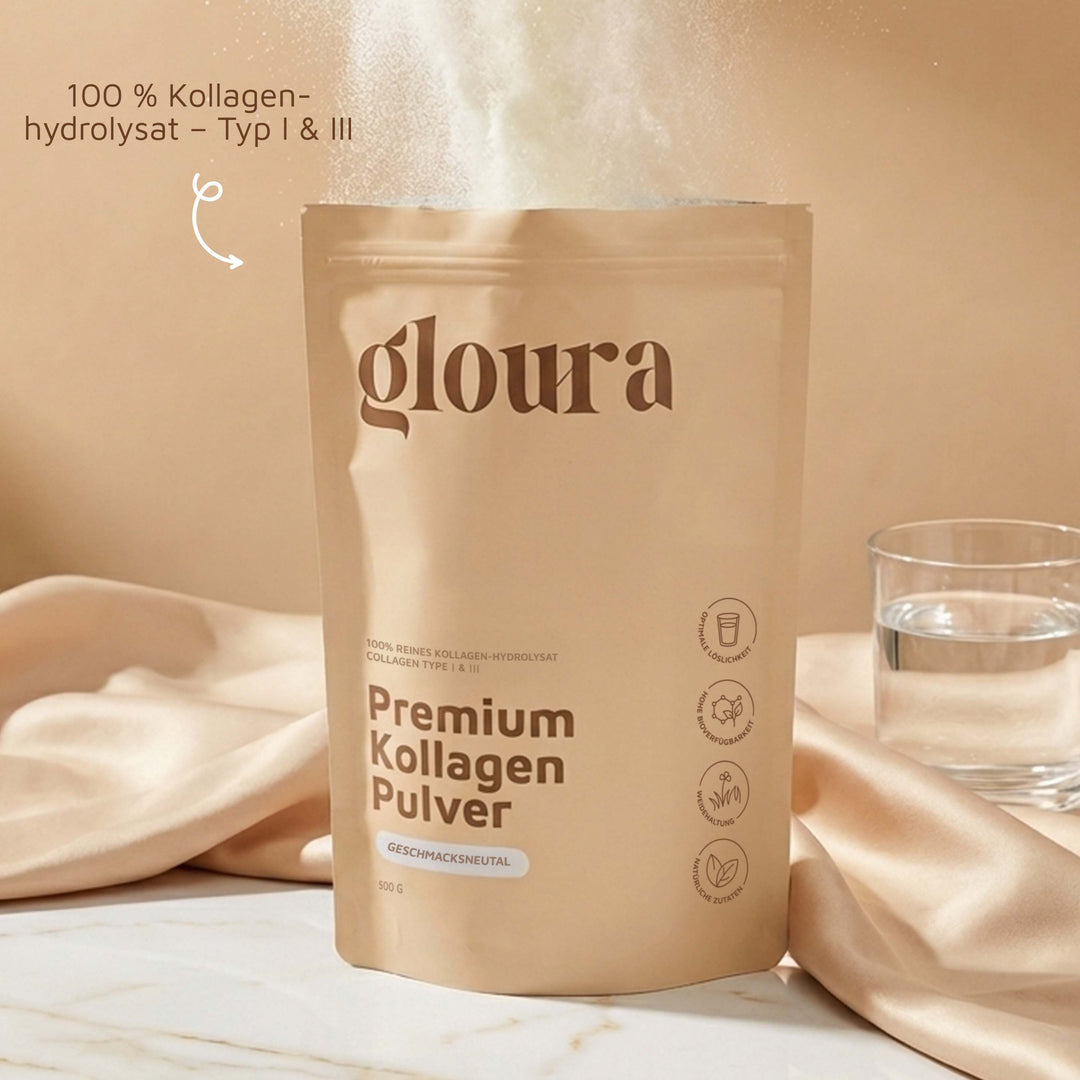 gloura Premium Collgen Pulver - 500g | كلورا بودرة كولاجين - 500 غرام