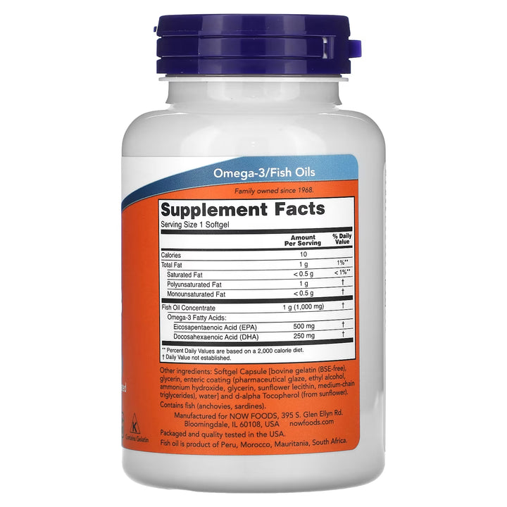 now Ultra Omega-3 Fish Oil - 90 Softgel | ناو ألترا أوميغا-3 زيت السمك - 90 كبسولة جيلاتينية طرية