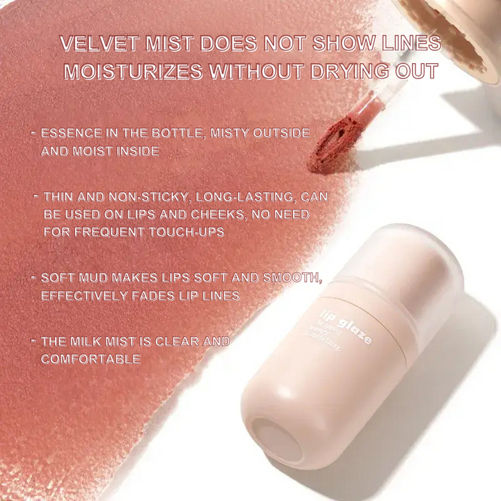 GOGO TALES Velvet Mist Longwear Lip Mud - 4.8g |جوجو تيلز قلم شفاه مخملي طويل الثبات  فيلفت ميست - 4.8 غرام