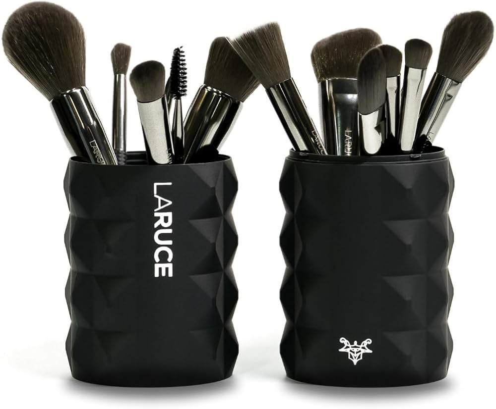 LARUCE Rennie Cup Makeup Brush Travel Case - | لاروس فرش مكياج مع حقيبة