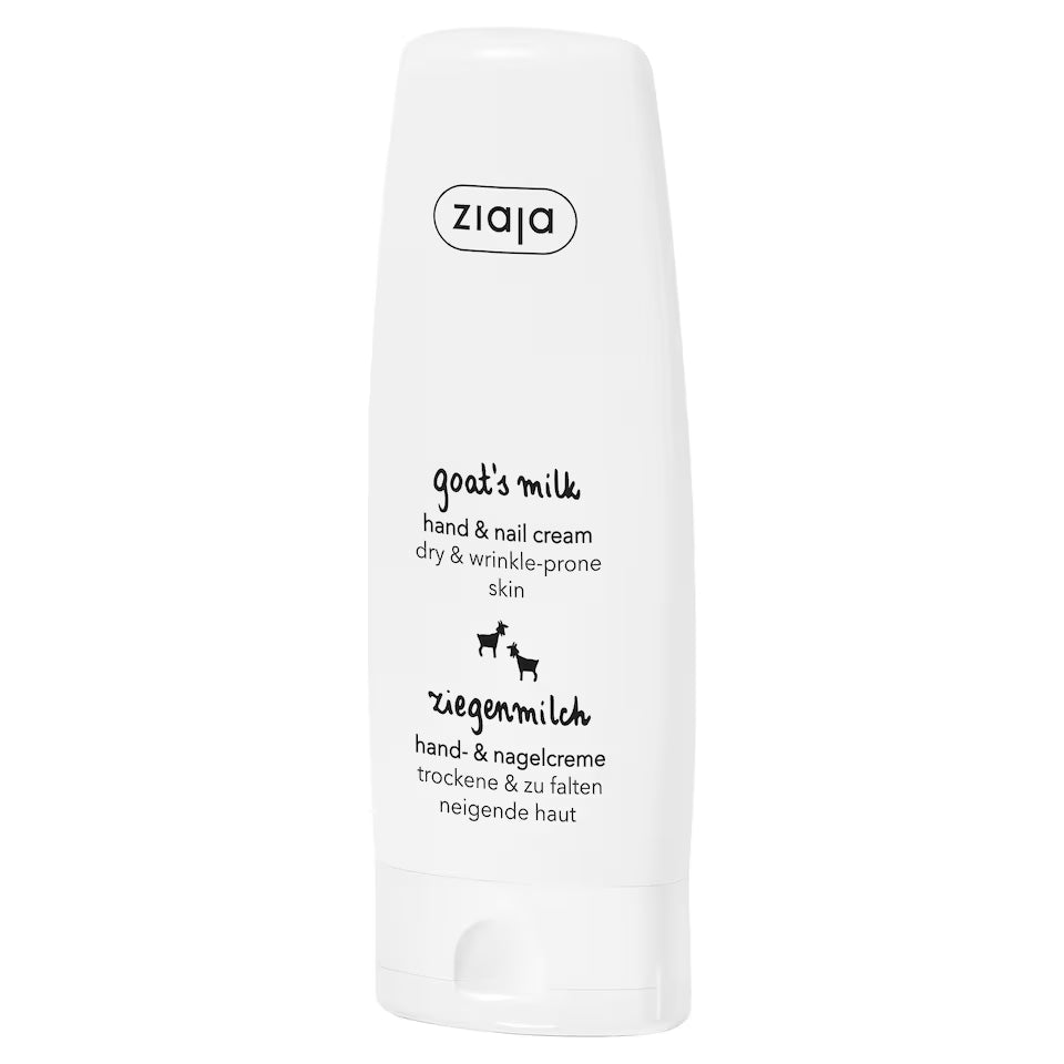 ziaja goats MilkHand & Nail Cream Ziegenmilch Hand- & Nagelcreme - 80ml | جايا كريم لليدين والاضافر بخلاصة حليب الماعز - 80 مل